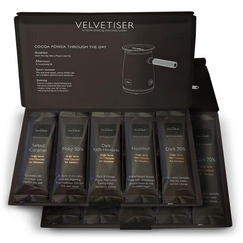 White Hot Chocolate Machine Pack The Velvetiser by Hotel Chocolat