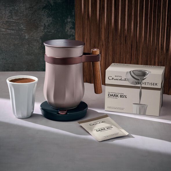 Dark 85% Hot Chocolate Sachets , , hi-res