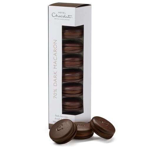 hotelchocolat.com | 70% Dark Chocolate Macarons
