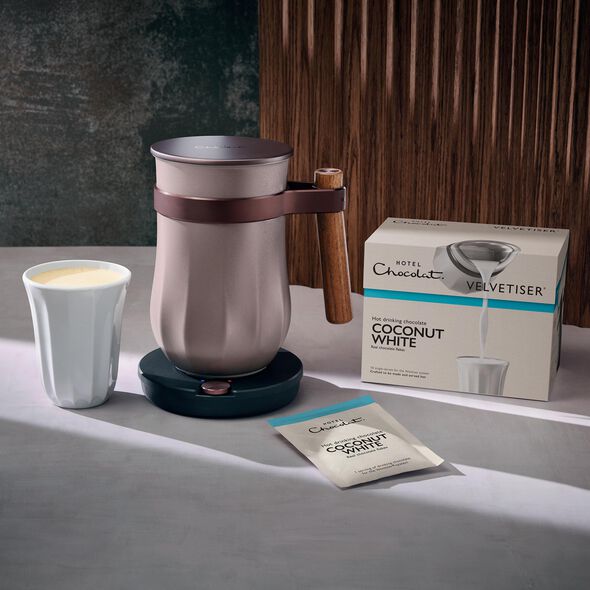 Coconut-White Hot Chocolate Sachets , , hi-res