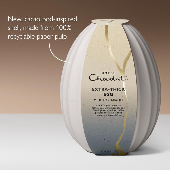Milk to Caramel Extra-Thick Easter Egg, , hi-res