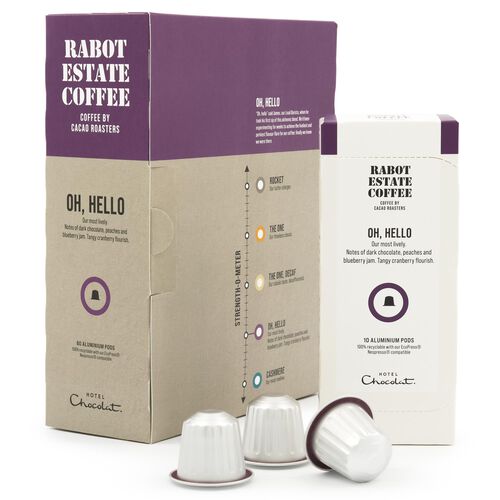 Oh Hello 60 Sustainable Coffee Pods Hotel Chocolat