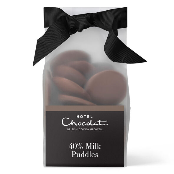 40% Milk Chocolate Puddles, , hi-res