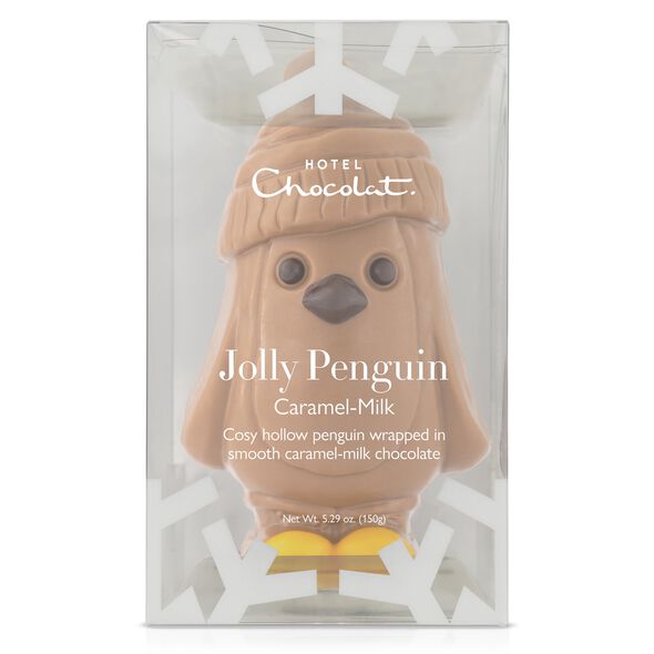 Caramel Jolly Penguin - 15.8 cm (H), , hi-res