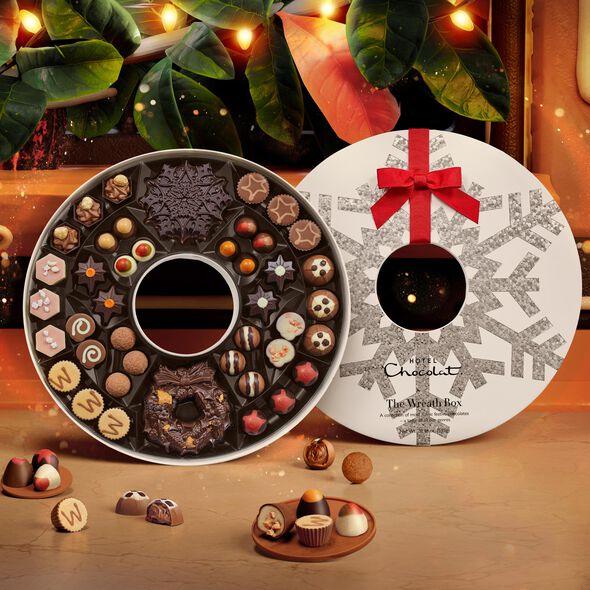 The Chocolate Wreath Box , , hi-res