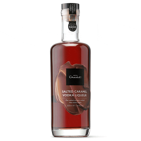 Salted Caramel Cacao Vodka Liqueur 500ml Hotel Chocolat