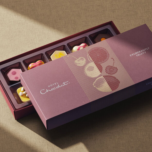 Mother&rsquo;s Day Exuberantly Fruity Chocolate Box 9-Piece , , hi-res