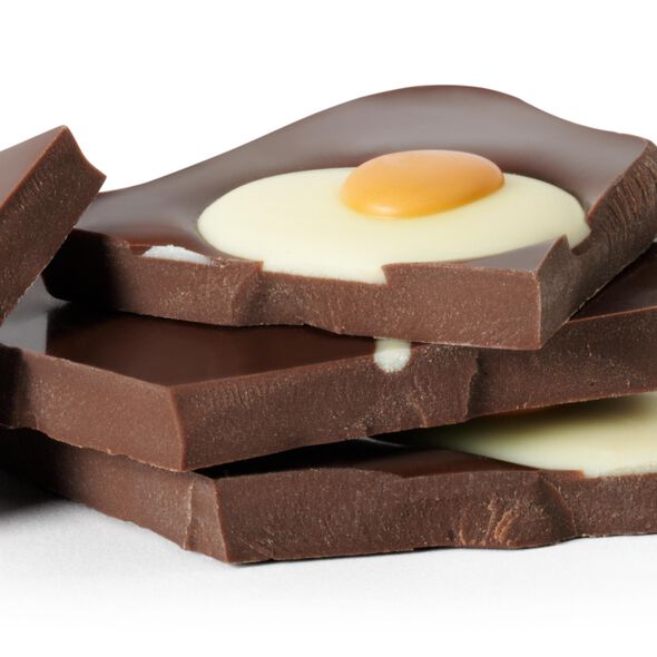 Egg On My Face Chocolate Slab 200g, , hi-res