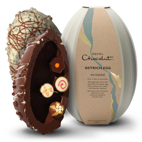 Patisserie Chocolate Ostrich Easter Egg, , hi-res