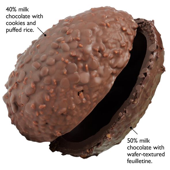 Classic Ostrich Easter Egg, , hi-res