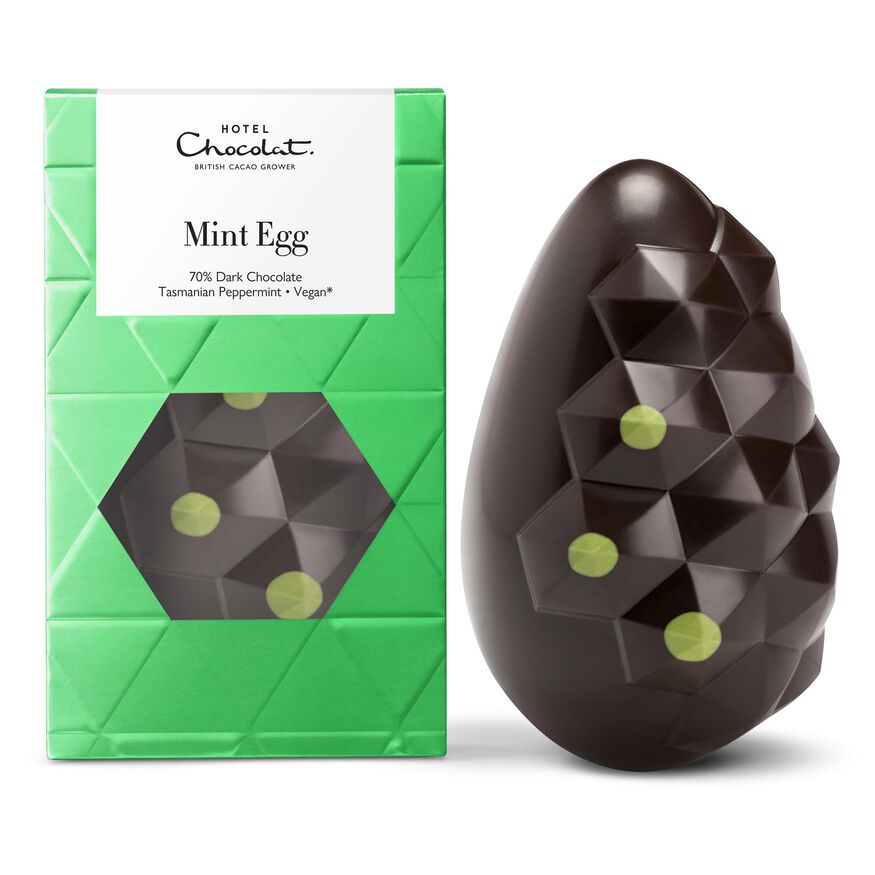 Hard Boiled Easter Egg Mint Chocolate