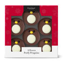 A Dozen Portly Chocolate Penguins 