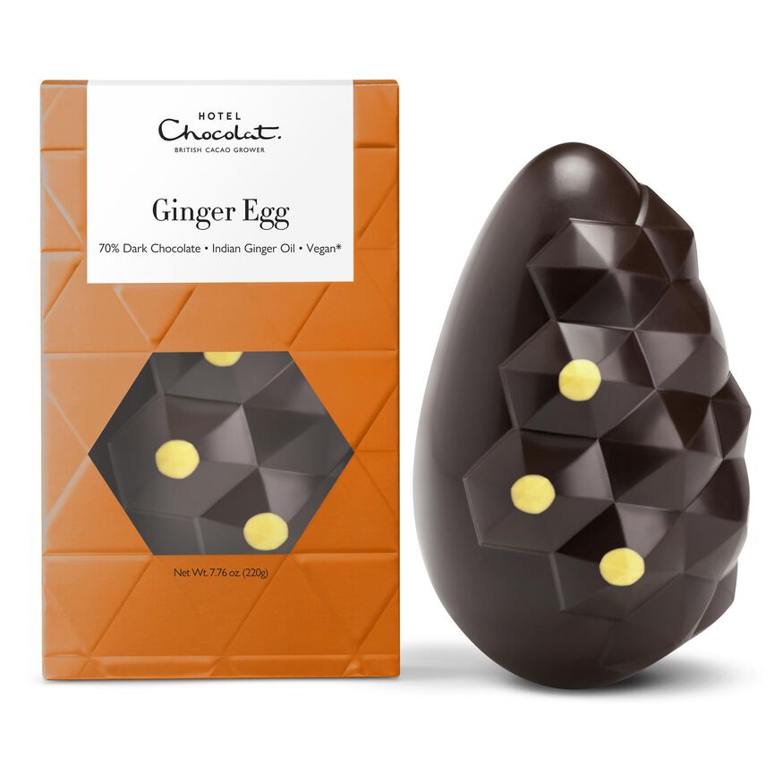 Dark Chocolate and Ginger Easter Egg Hotel Chocolat