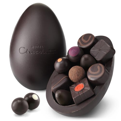 Extra Thick Dark Chocolate Easter Egg 70 Dark Hotel Chocolat