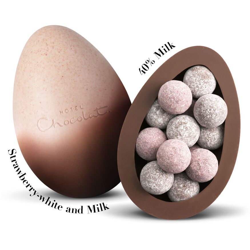 Extra Thick Champagne Easter Egg Real Champagne Hotel Chocolat