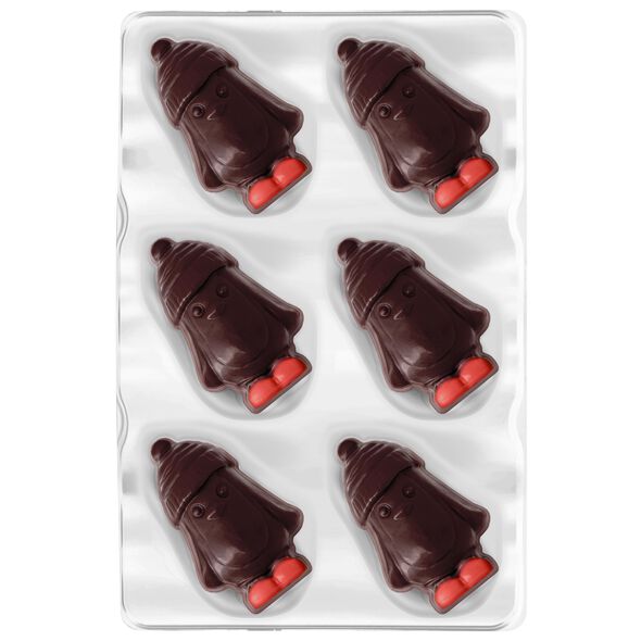 Dark Gianduja Chocolate Penguin Selector, , hi-res