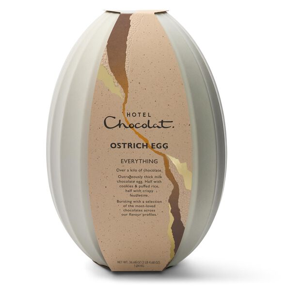 Everything Chocolate Ostrich Easter Egg , , hi-res