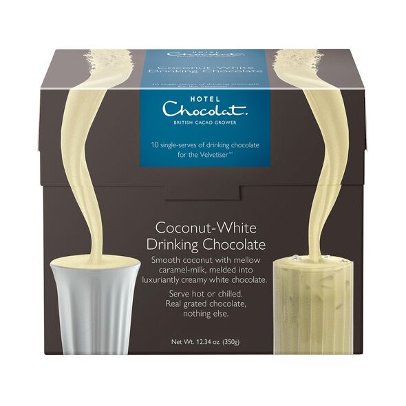 Coconut White Hot Chocolate Sachets &ndash; Limited Edition, , hi-res