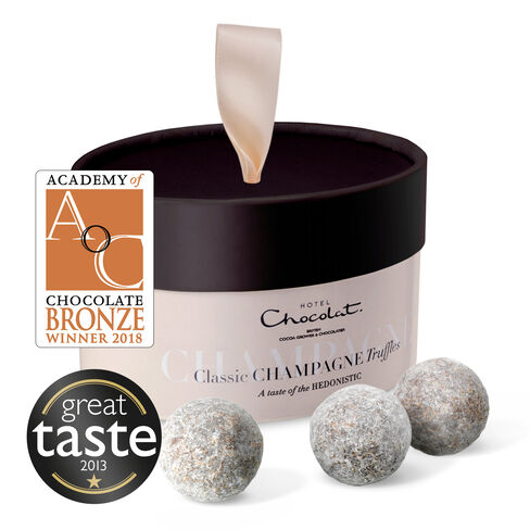 Champagne Chocolate Truffles, Large, hi-res