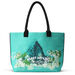 Tote Bag &ndash; Turquoise Piton, , hi-res