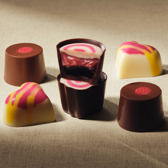 Exuberantly Fruity Chocolate Box 18-Piece, , hi-res