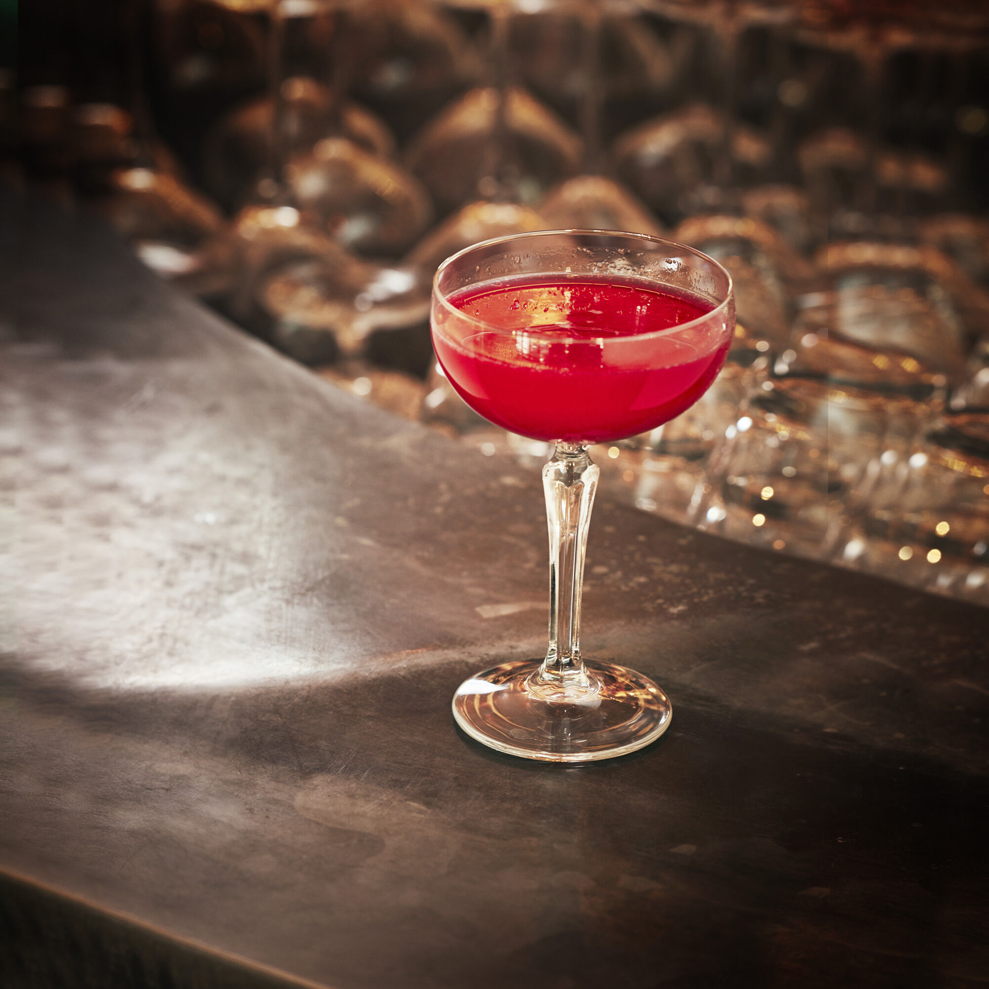 Raspberry Bellini Cocktail Recipe, , hi-res