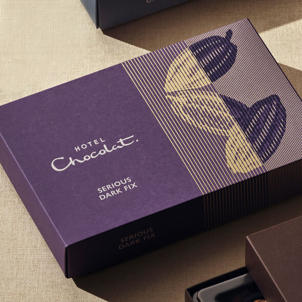 6-Piece Serious Dark Fix Father's Day Chocolate Box, , hi-res