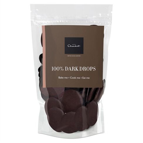 100% Dark Chocolate Drops, , hi-res