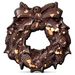 Large Festive Wreath | Dark Chocolate, , hi-res