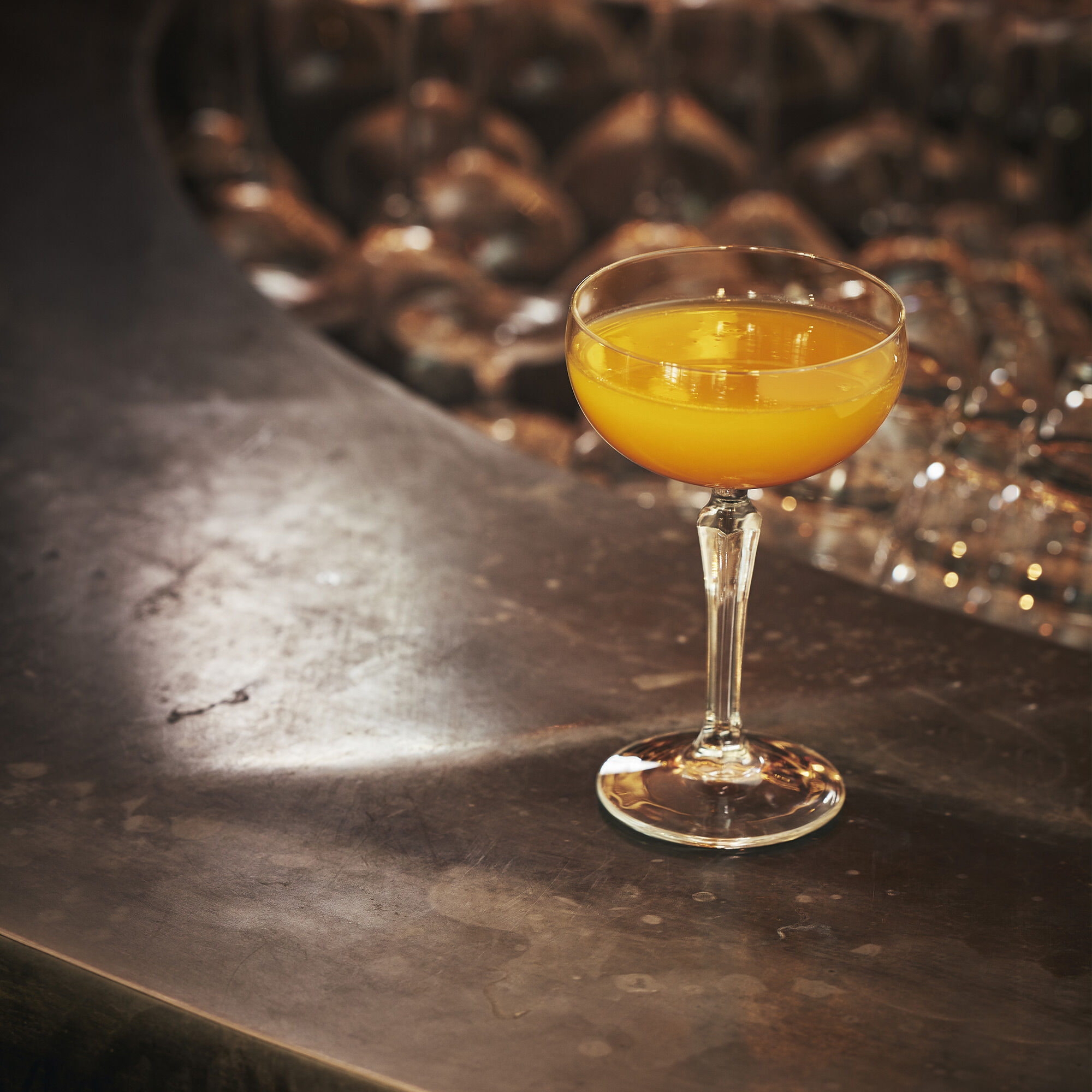 Mango Bellini Cocktail Recipe, , hi-res