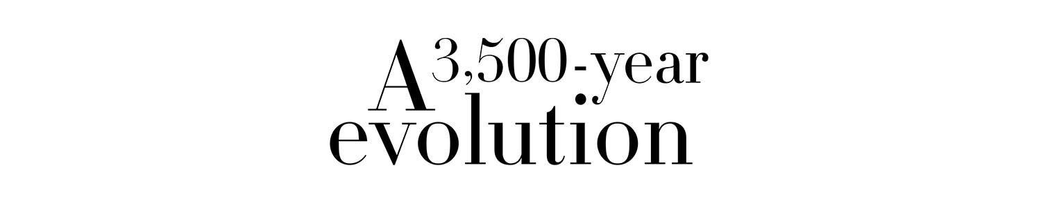 A 3,500 year evolution