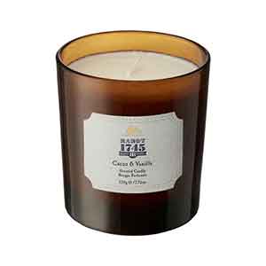 Chocolate scented candle
