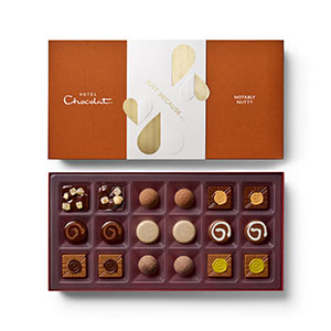 Notably Nutty Chocolate Box 18-Piece