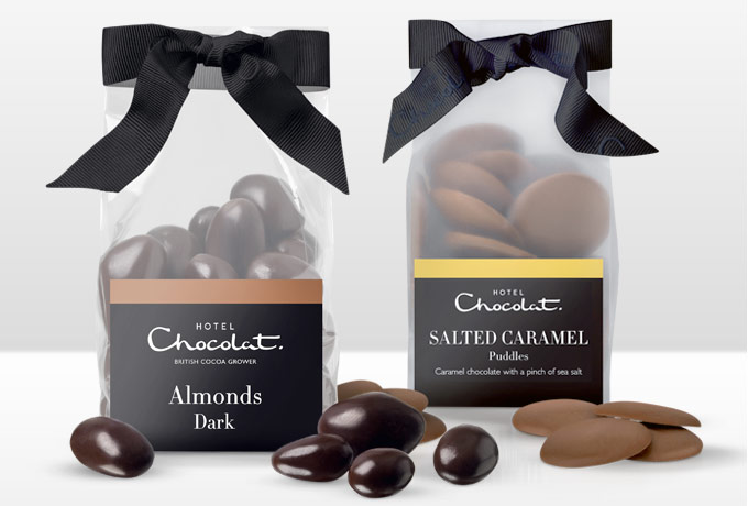 Ribbon Chocolate Bags