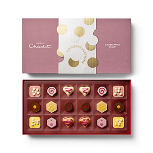 Exuberantly Fruity Chocolate Box 18-Piece