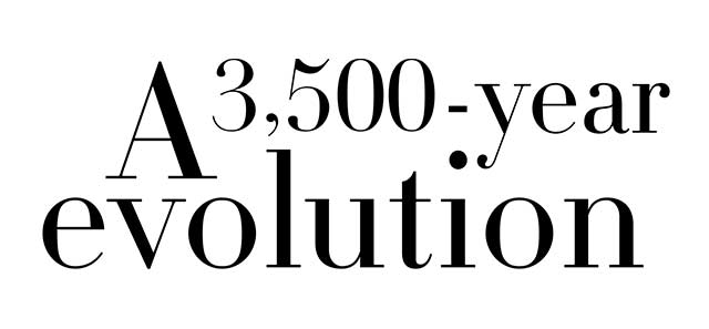 A 3,500 year evolution