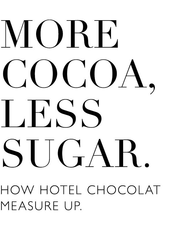 More Cocoa, Less Sugar Hotel Chocolat - The Story