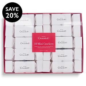 Mini Chocolate Christmas Crackers