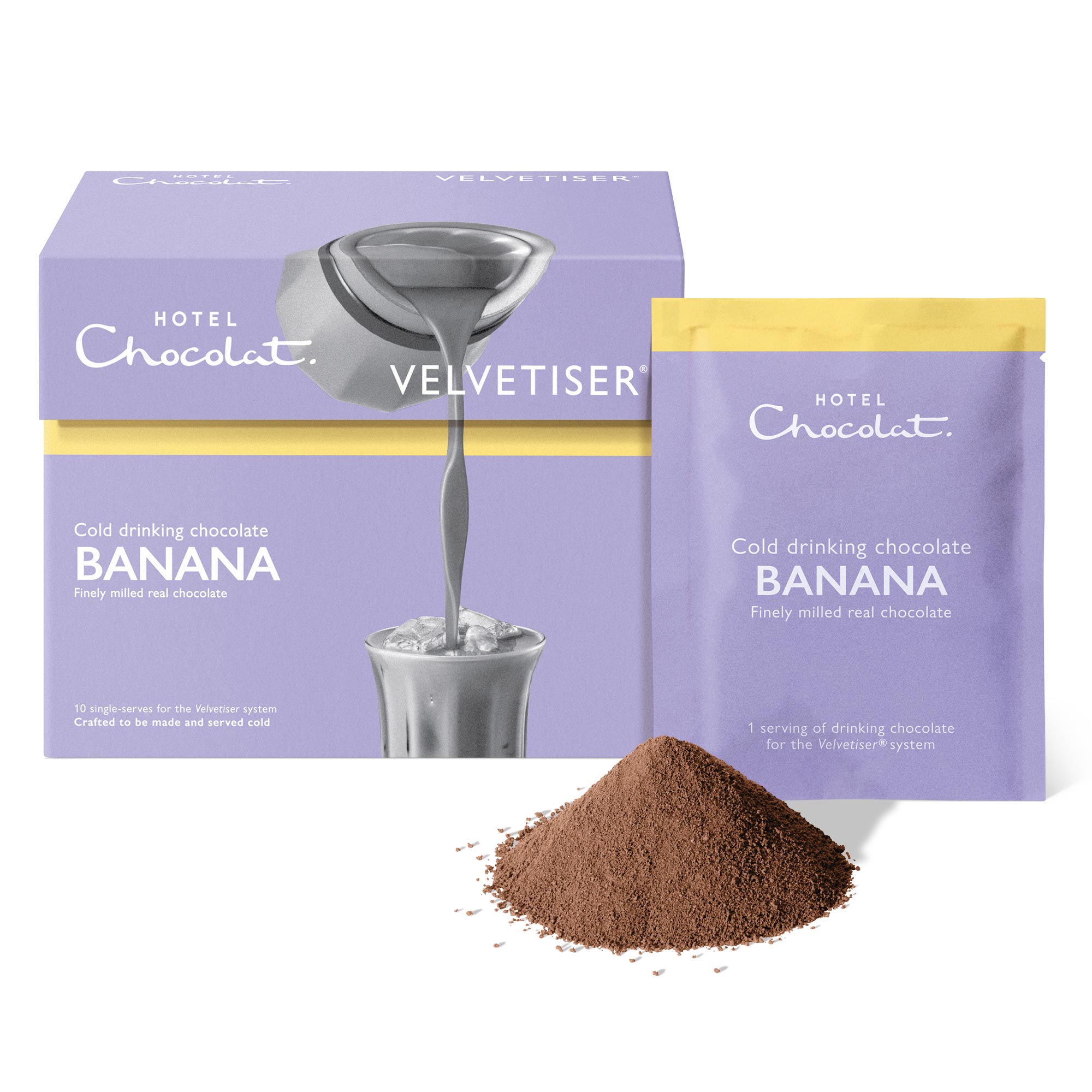 Banana Cold Chocolate Sachets, , hi-res