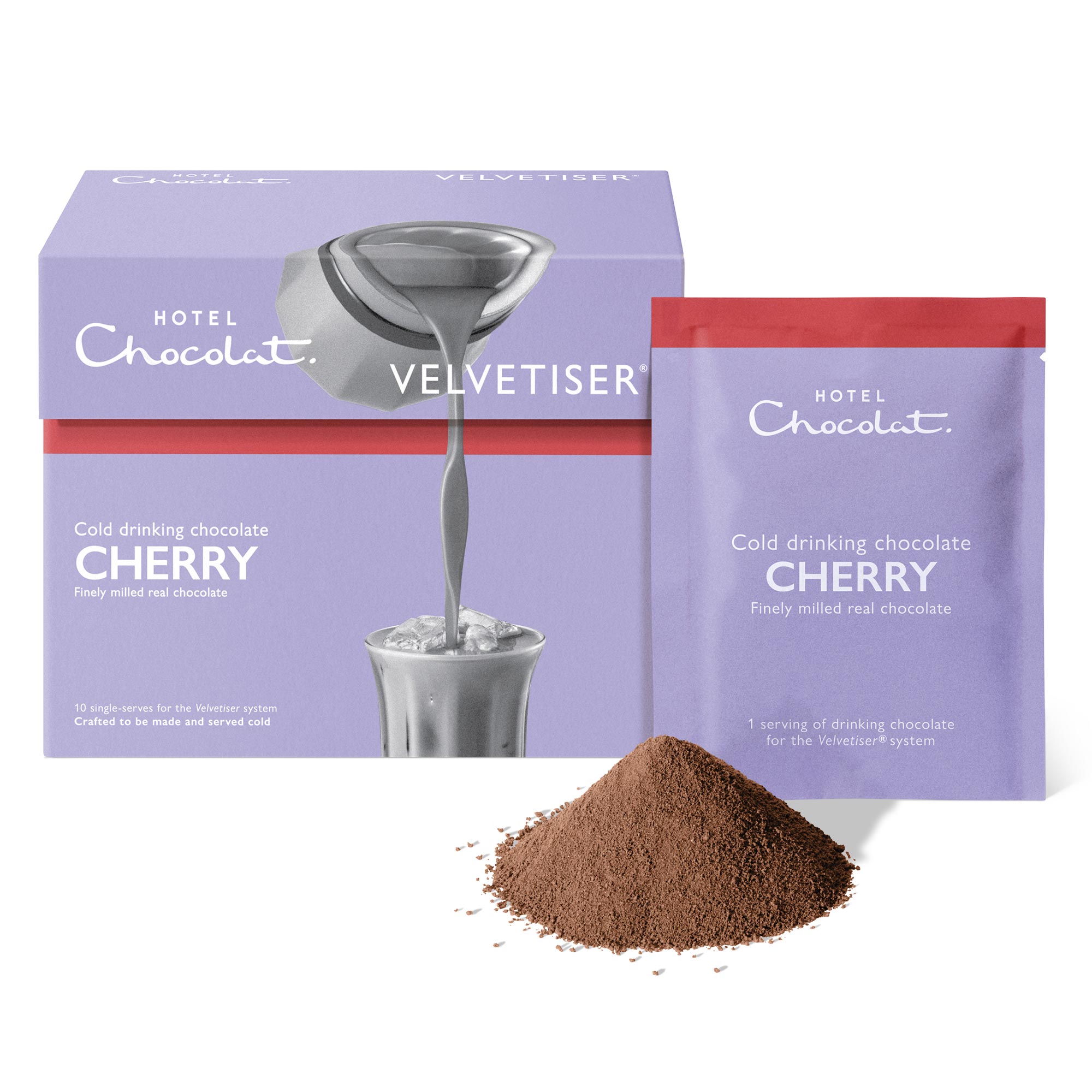 Cherry Cold Drinking Chocolate , , hi-res