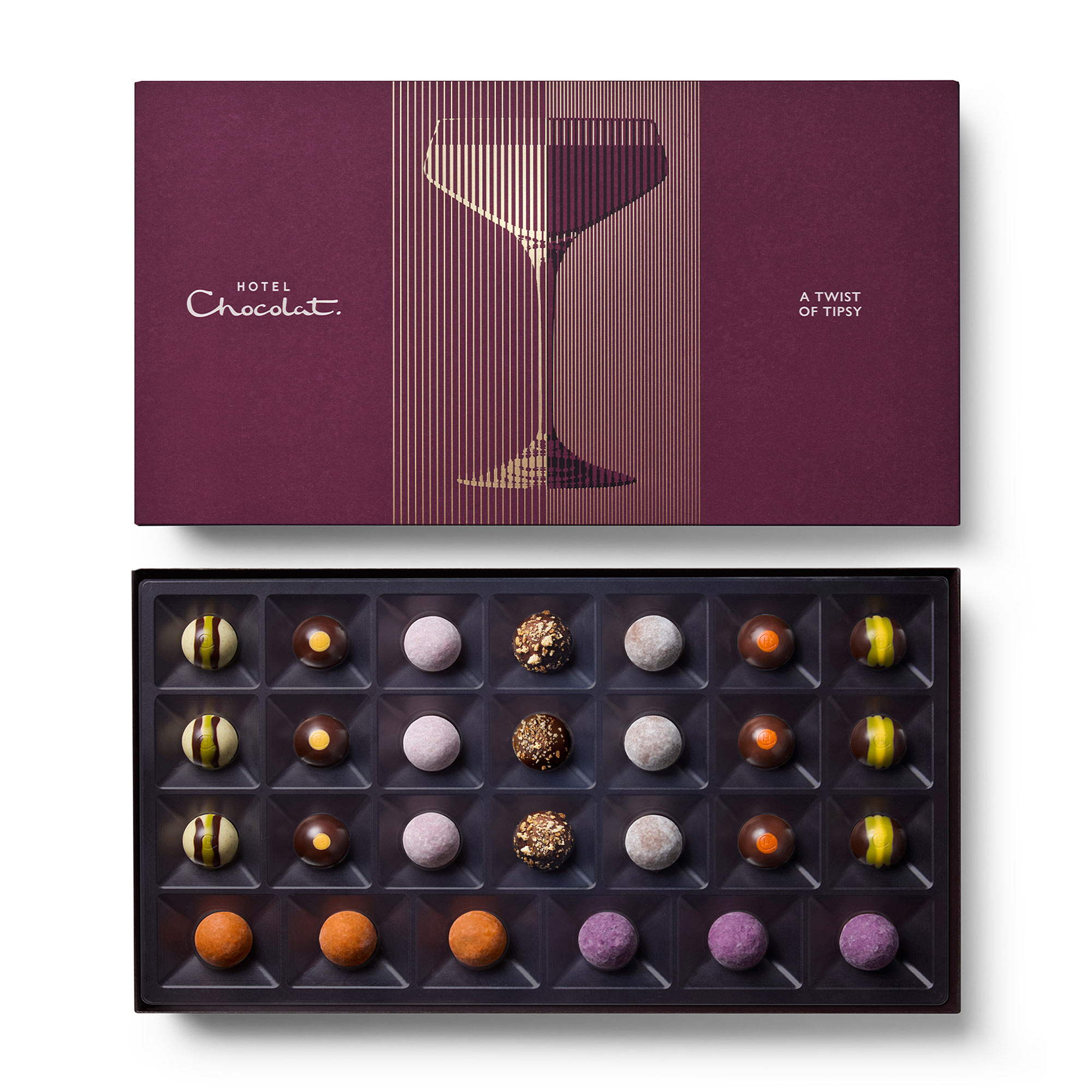 A Twist of Tipsy Chocolate Box 27-Piece